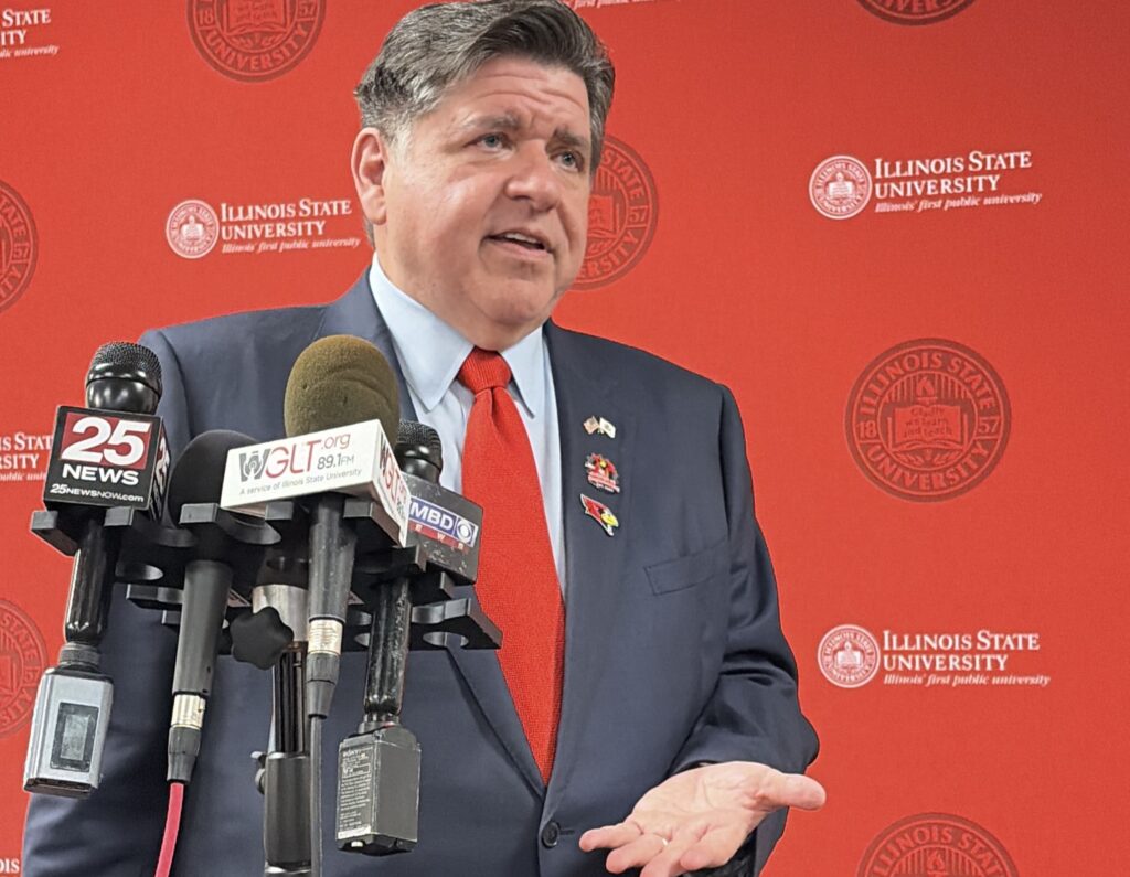 Pritzker defends Logan prison closure; pumps 5-year plan to attract new business to Lincoln