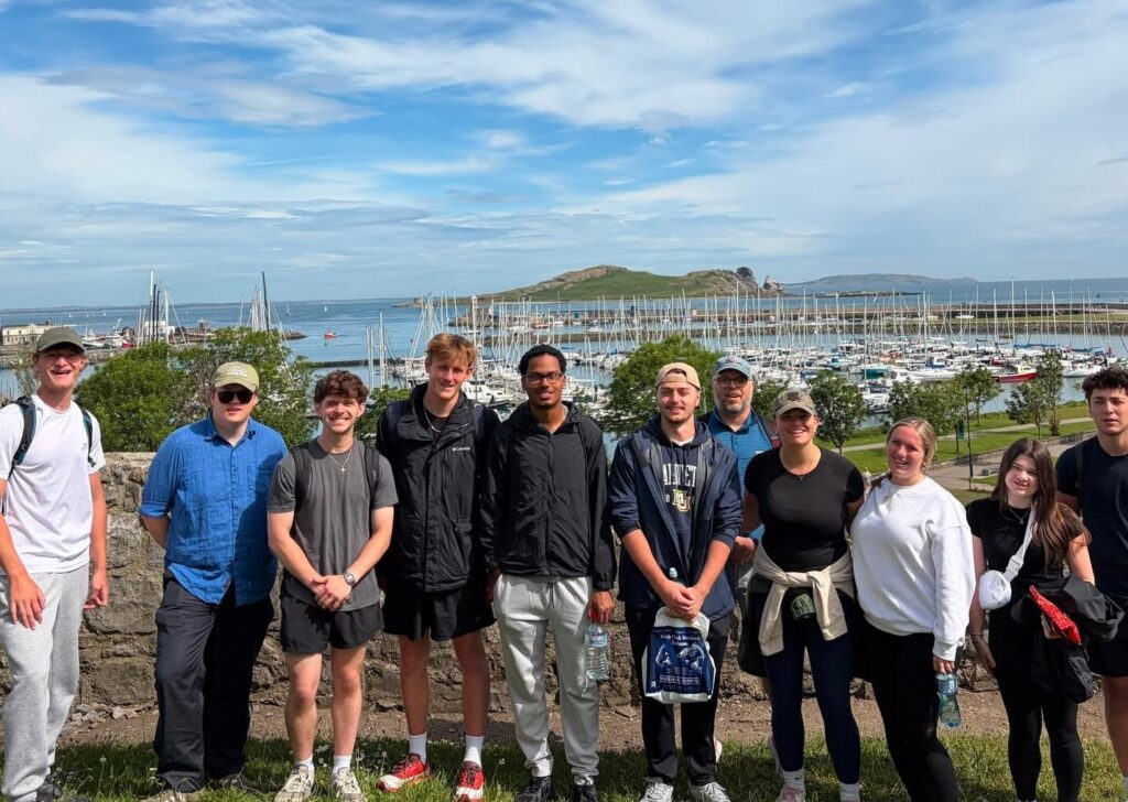 For the love of the game: URI students travel to Ireland to cover, experience international sporting community