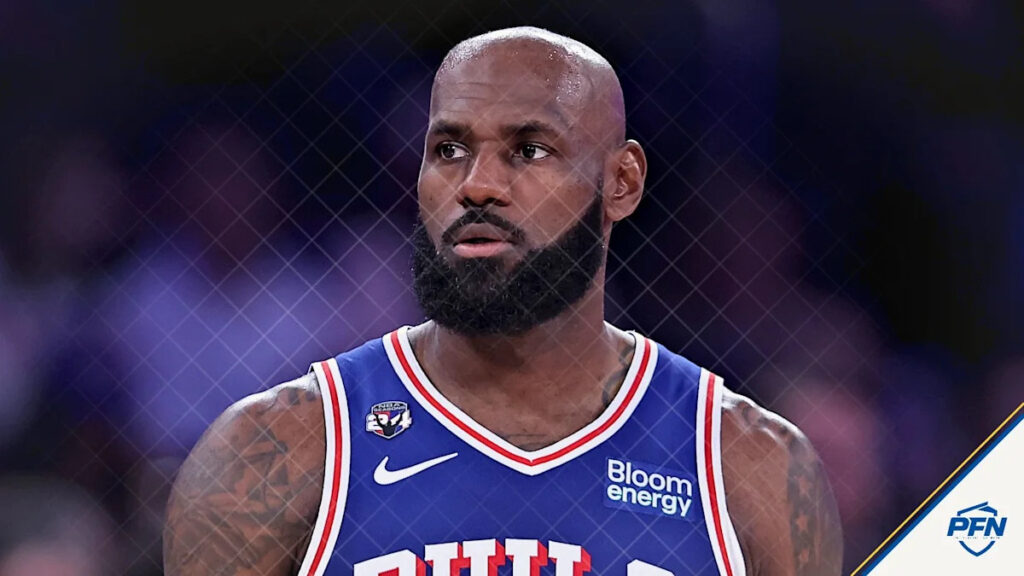 ‘Standing on Business,’ ‘Squabble on Day 1’ — NBA World Reacts As LeBron James Snaps Back at Knicks Heckler in 76ers Debut